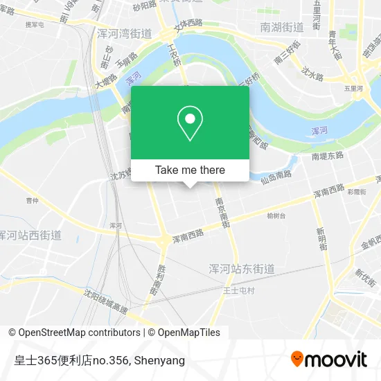 皇士365便利店no.356 map