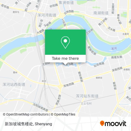 新加坡城售楼处 map