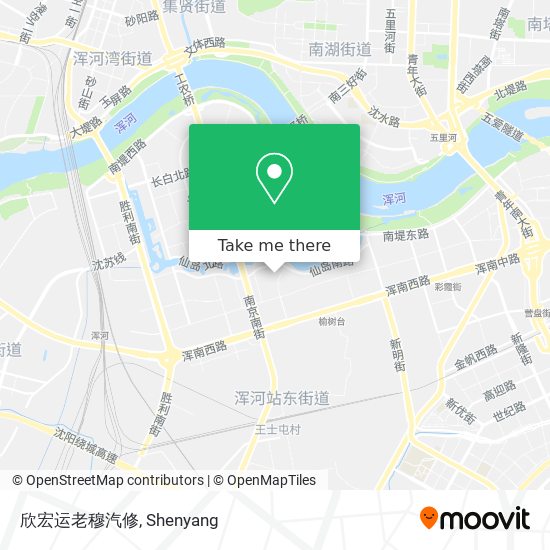 欣宏运老穆汽修 map