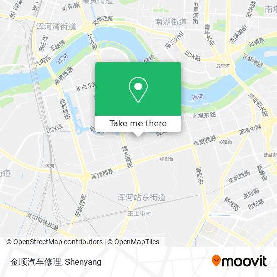 金顺汽车修理 map