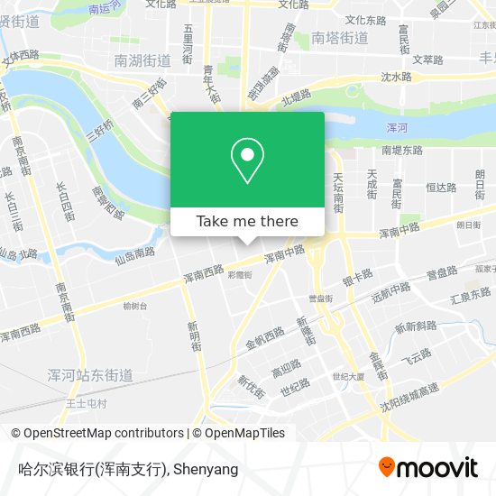 哈尔滨银行(浑南支行) map