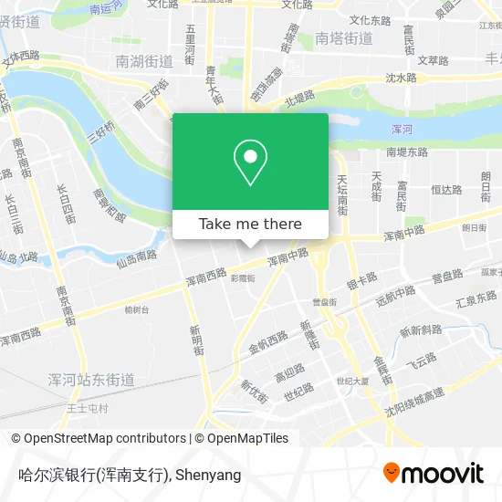 哈尔滨银行(浑南支行) map