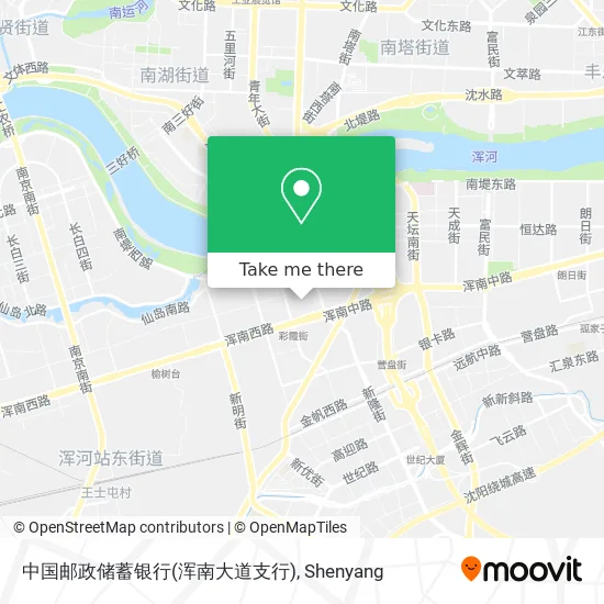 中国邮政储蓄银行(浑南大道支行) map