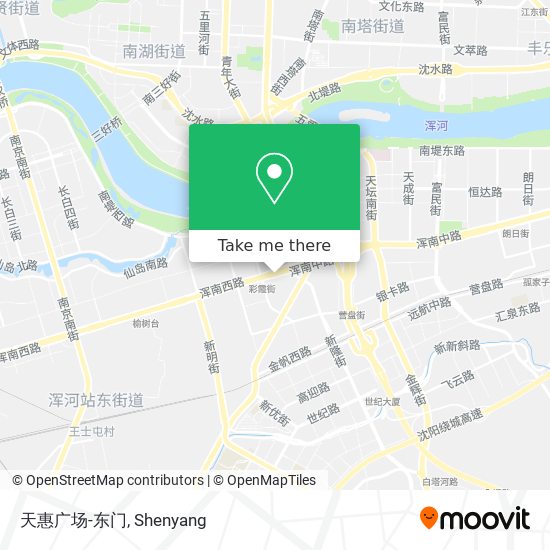 天惠广场-东门 map