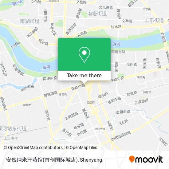 安然纳米汗蒸馆(首创国际城店) map