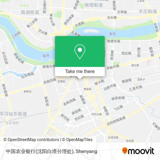 中国农业银行(沈阳白塔分理处) map