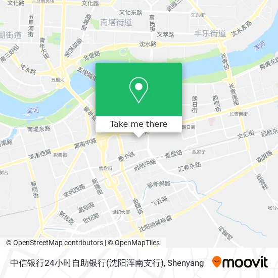 中信银行24小时自助银行(沈阳浑南支行) map