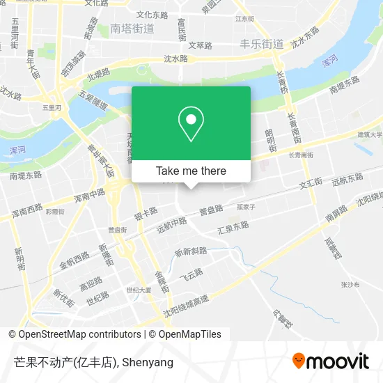 芒果不动产(亿丰店) map