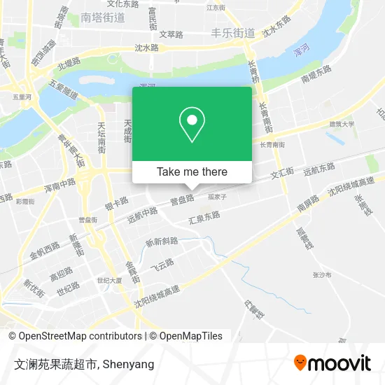文澜苑果蔬超市 map