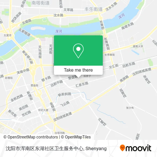 沈阳市浑南区东湖社区卫生服务中心 map