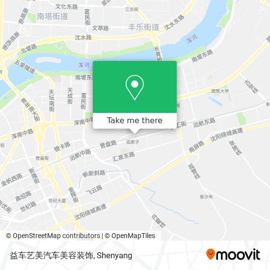 益车艺美汽车美容装饰 map