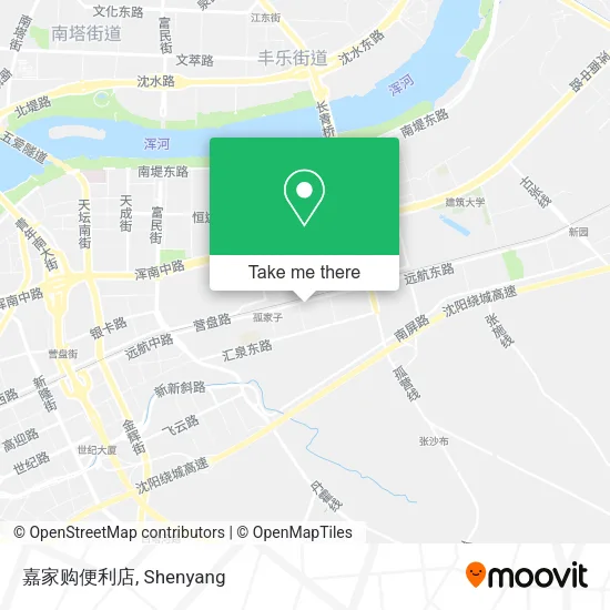 嘉家购便利店 map
