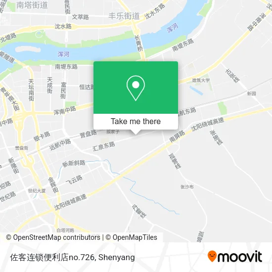 佐客连锁便利店no.726 map