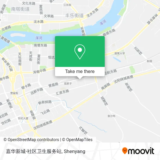 嘉华新城-社区卫生服务站 map