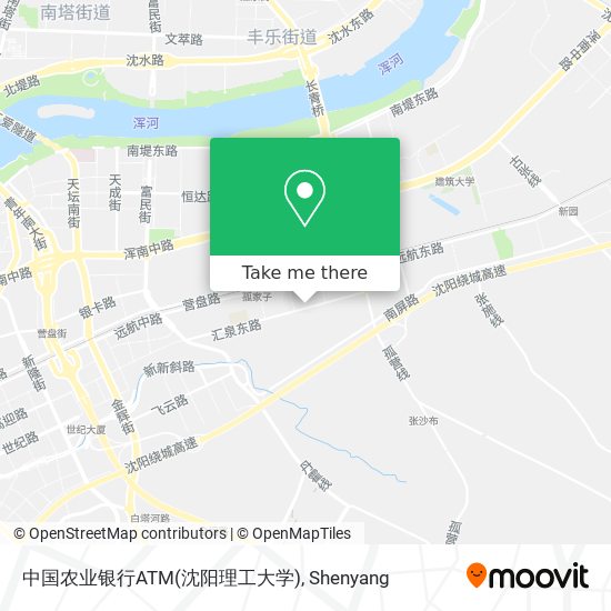 中国农业银行ATM(沈阳理工大学) map