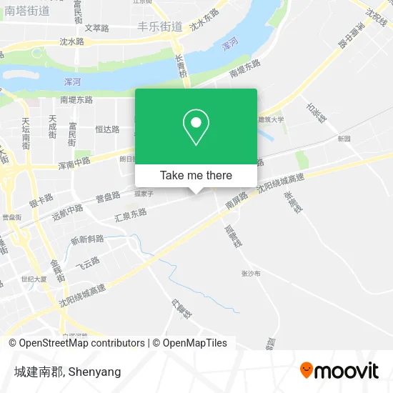 城建南郡 map