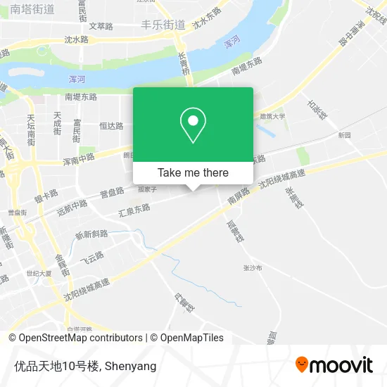 优品天地10号楼 map