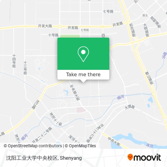 沈阳工业大学中央校区 map