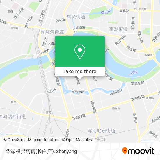 华诚得邦药房(长白店) map