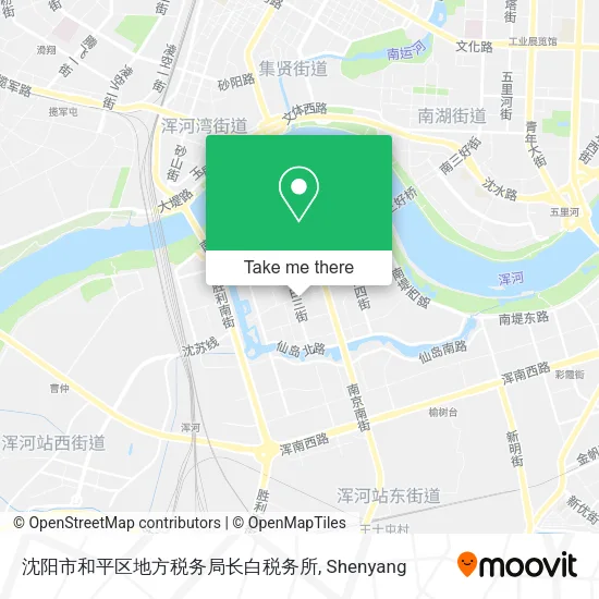 沈阳市和平区地方税务局长白税务所 map