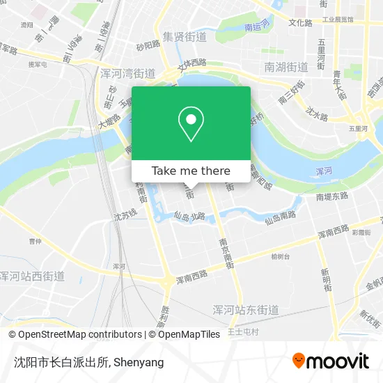 沈阳市长白派出所 map