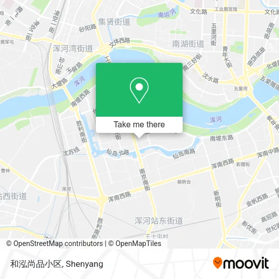 和泓尚品小区 map