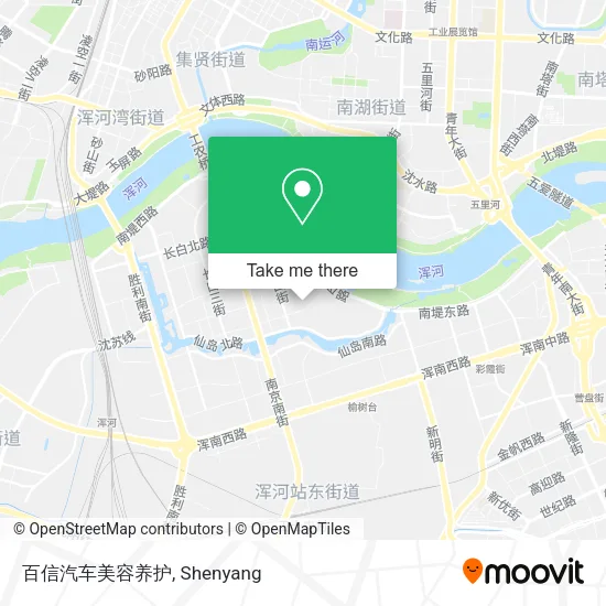 百信汽车美容养护 map