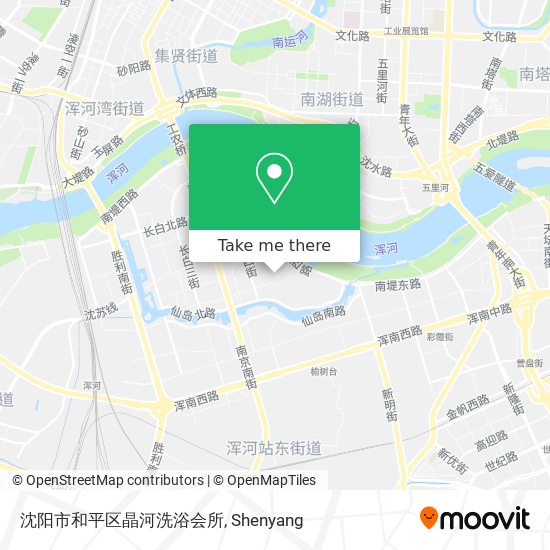 沈阳市和平区晶河洗浴会所 map
