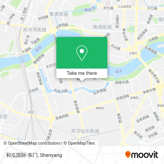 和泓国际-东门 map