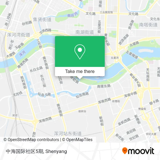 中海国际社区5期 map