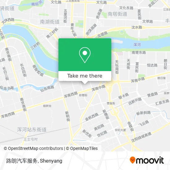 路朗汽车服务 map