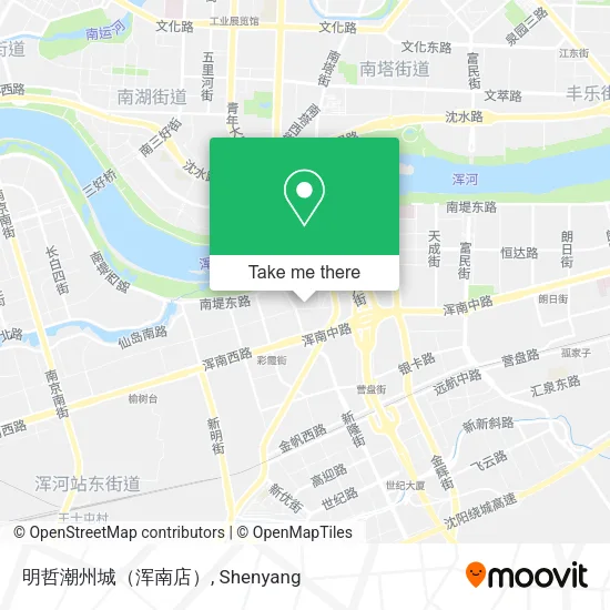 明哲潮州城（浑南店） map