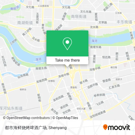 都市海鲜烧烤啤酒广场 map