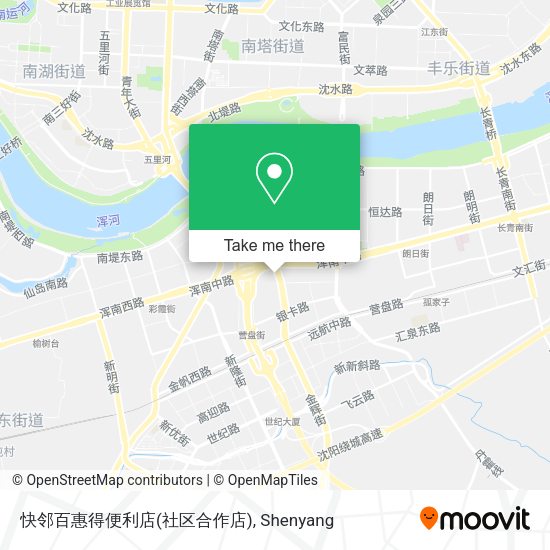 快邻百惠得便利店(社区合作店) map