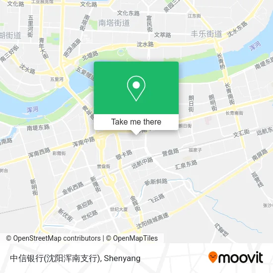 中信银行(沈阳浑南支行) map