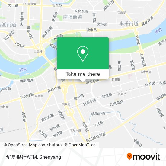华夏银行ATM map