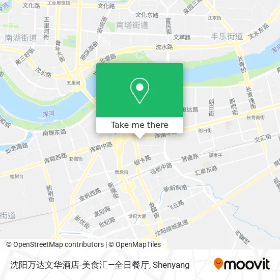 沈阳万达文华酒店-美食汇—全日餐厅 map