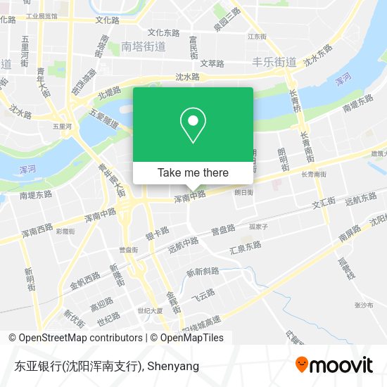 东亚银行(沈阳浑南支行) map