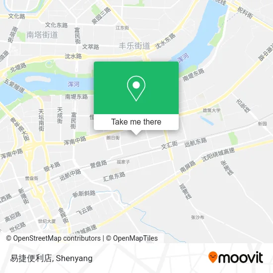 易捷便利店 map