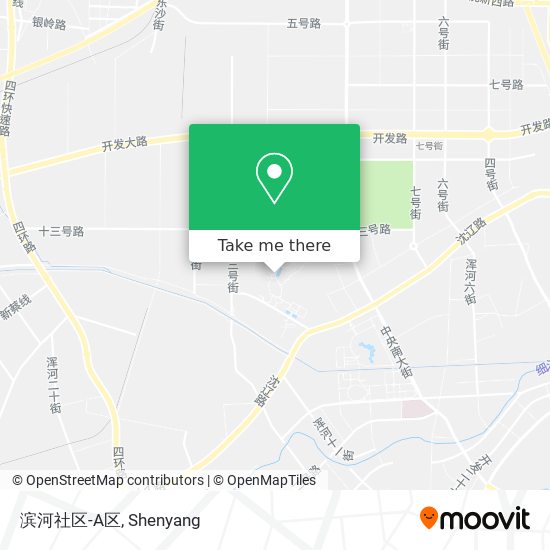 滨河社区-A区 map