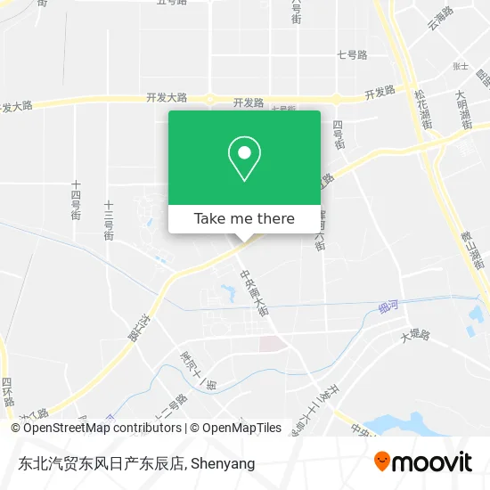 东北汽贸东风日产东辰店 map