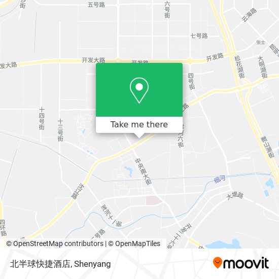 北半球快捷酒店 map