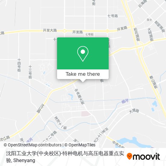沈阳工业大学(中央校区)-特种电机与高压电器重点实验 map