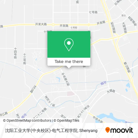 沈阳工业大学(中央校区)-电气工程学院 map