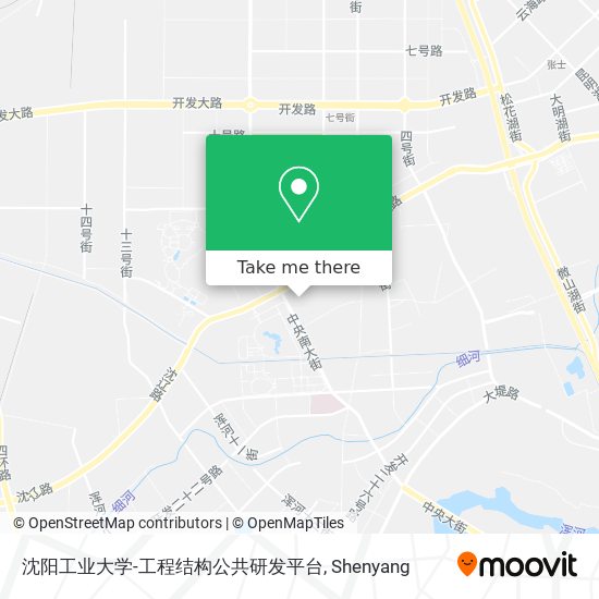 沈阳工业大学-工程结构公共研发平台 map
