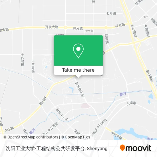 沈阳工业大学-工程结构公共研发平台 map