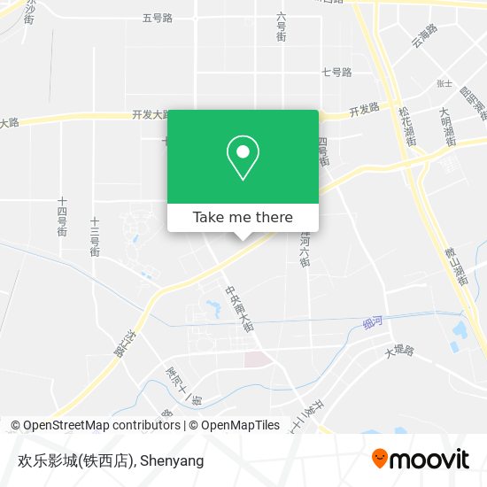 欢乐影城(铁西店) map