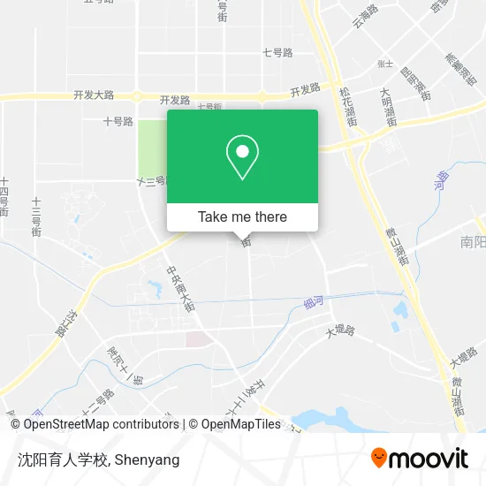 沈阳育人学校 map