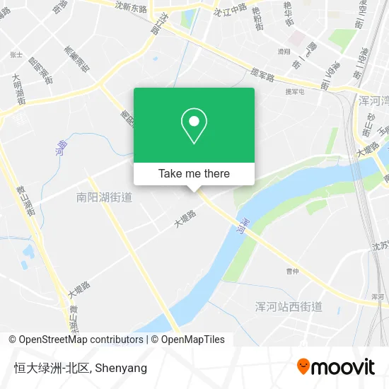 恒大绿洲-北区 map