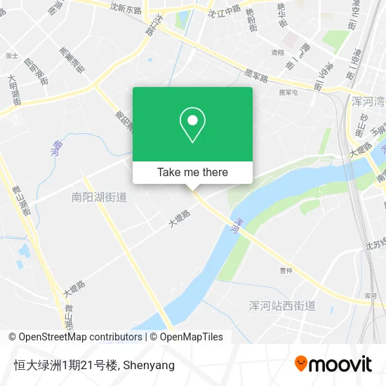 恒大绿洲1期21号楼 map